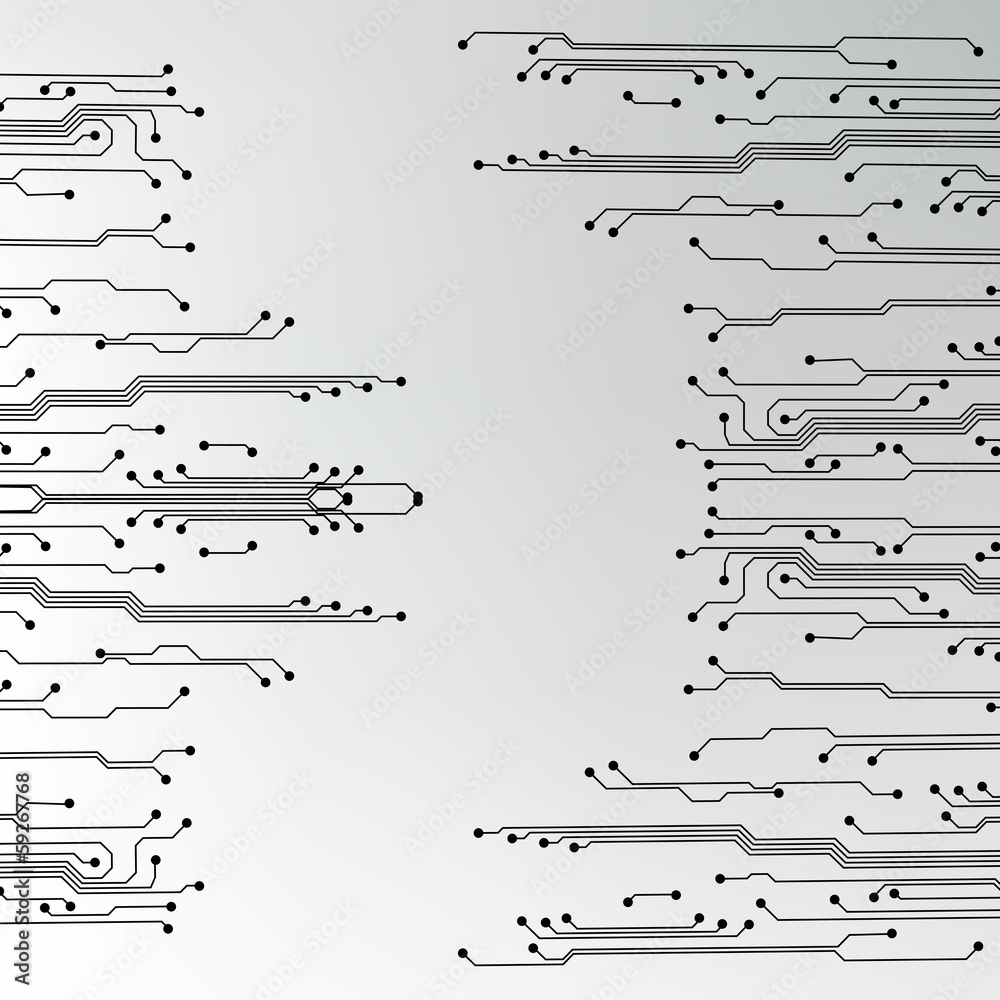 Poster EPS10 vector circuit board background texture