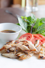 grilled pork