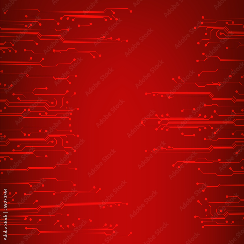 Poster EPS10 vector circuit board background texture
