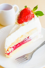 Cake strawberry