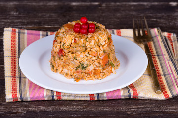 Chicken with vegetables