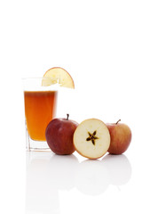 Fresh apple juice.