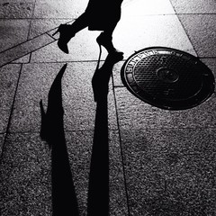 chasing shadow