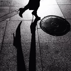 Foto op Canvas chasing shadow © nasruleffendy