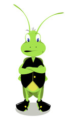 Mr. Cricket is angry