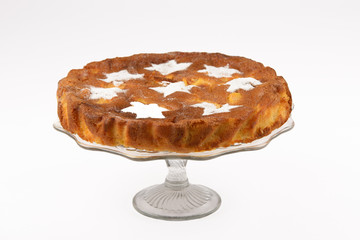 apple pie with sugar