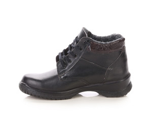 Side view of sport man boot.