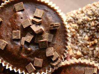 chocolate cake, muffin, cupcake