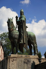 Reiterdenkmal Graf von Berg,Burg an der Wupper