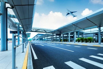 Photo sur Plexiglas Aéroport Route de l& 39 aéroport de Shanghai Pudong