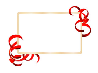 Gutscheinkarte mit Luftschlangen