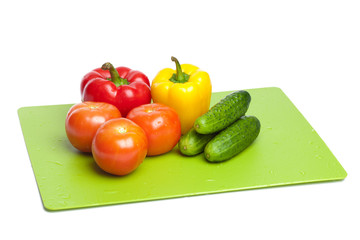Fresh colorful vegetables