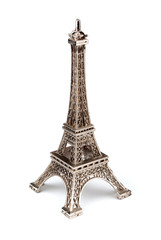 Fototapeta na wymiar Eiffel tower figurine