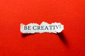 Be creative red