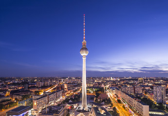 Fototapeta premium Berlin, Niemcy Skyline