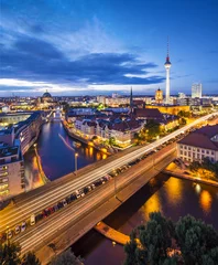 Gordijnen Berlin, Germany Skyline Scene © SeanPavonePhoto