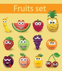 Мультфильм фрукты