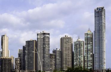 Fototapeta na wymiar Panama City skyline, Panama.