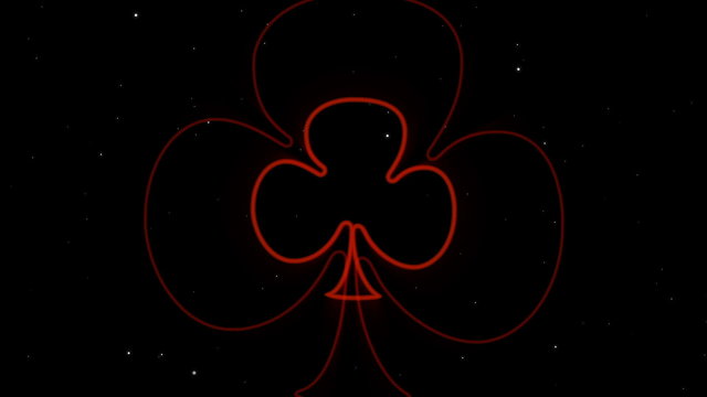 Poker Symbol Loop Clubs