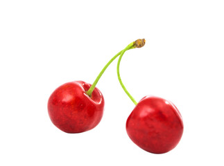 cherries isolated