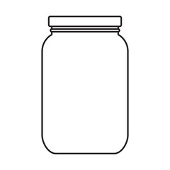 Blank jar with cap