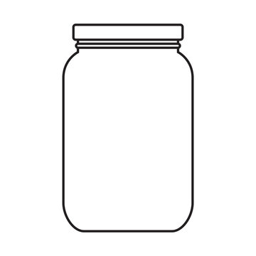 Blank jar with cap