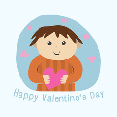 Vector Valentine card