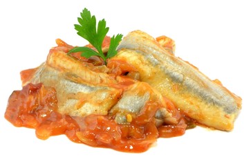 herring in tomato sauce