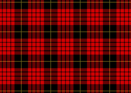 Illustration motif tartan