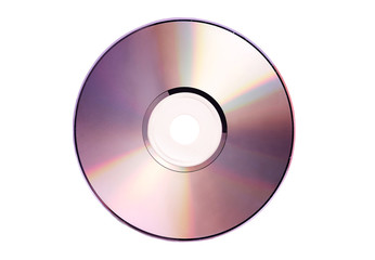 Isolated cd on white