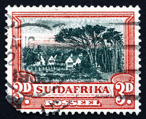 Postage stamp South Africa 1927 Groote Schuur, Rhodes's Home