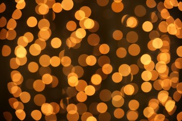 Christmas lights bokeh