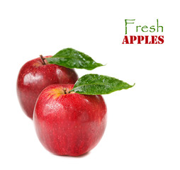 Red apples.