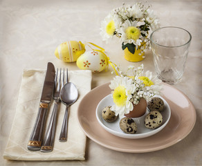 Easter table setting