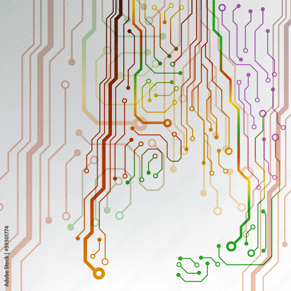 Aufkleber technology hi-tech circuit board texture