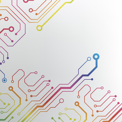 technology hi-tech circuit board texture