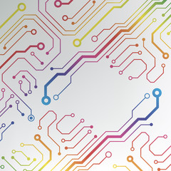 technology hi-tech circuit board texture