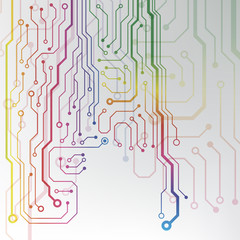 abstract technology hi-tech circuit board texture