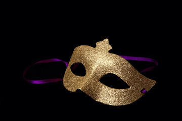 Carnaval golden mask © Mandrixta