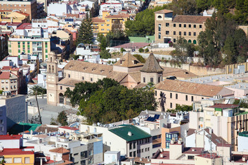 Obraz premium View on Malaga, Andalusia, Spain