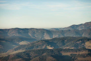Fototapeta premium hills in black forest, Germany