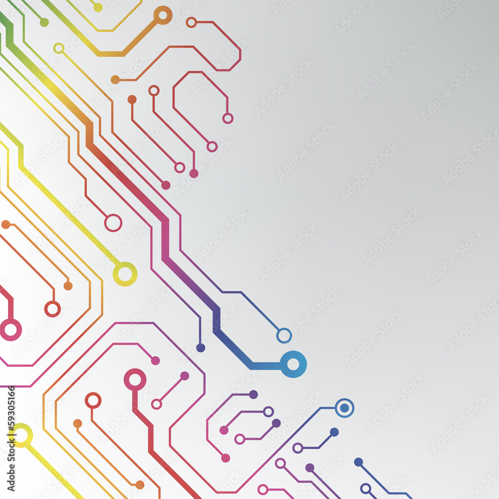 Aufkleber EPS10 vector circuit board background texture