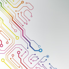 EPS10 vector circuit board background texture