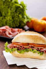 Mortadela sandwich