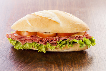 Mortadela sandwich