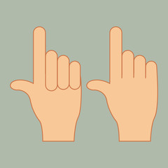 Obraz premium hands gesture