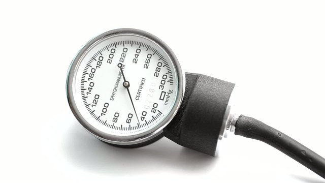 Blood pressure meter.