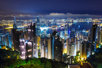 Fototapeta premium Hong Kong late night