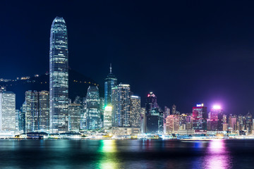Fototapeta premium Hong Kong city night