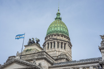 Fototapeta na wymiar The Congress of the Argentine Nation.